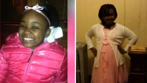 Two girls were shot in the head in unrelated incidents within an hour of each other in Chicago on Saturday. Takiya Holmes, left, died Tuesday. Kanari Gentry-Bowers was in critical condition.  