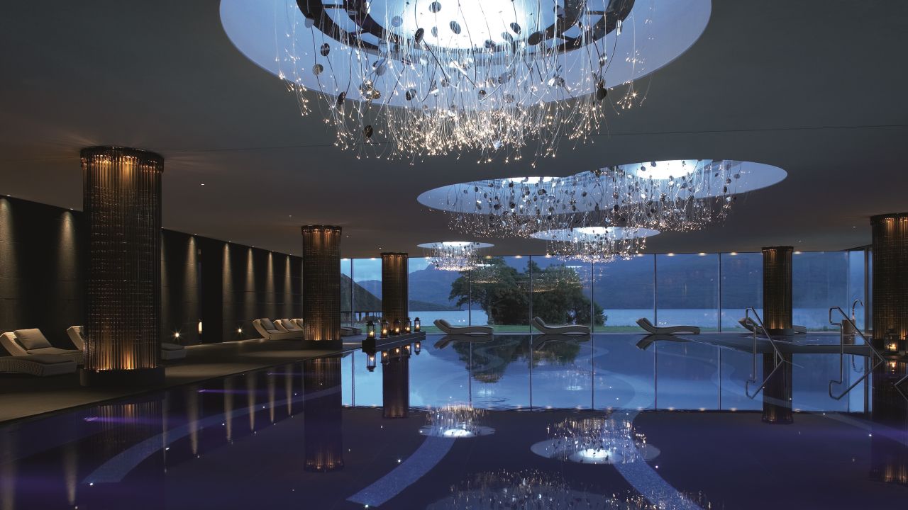 Unwind in a five-star hotel spa, overlooking the Lakes of Killarney.