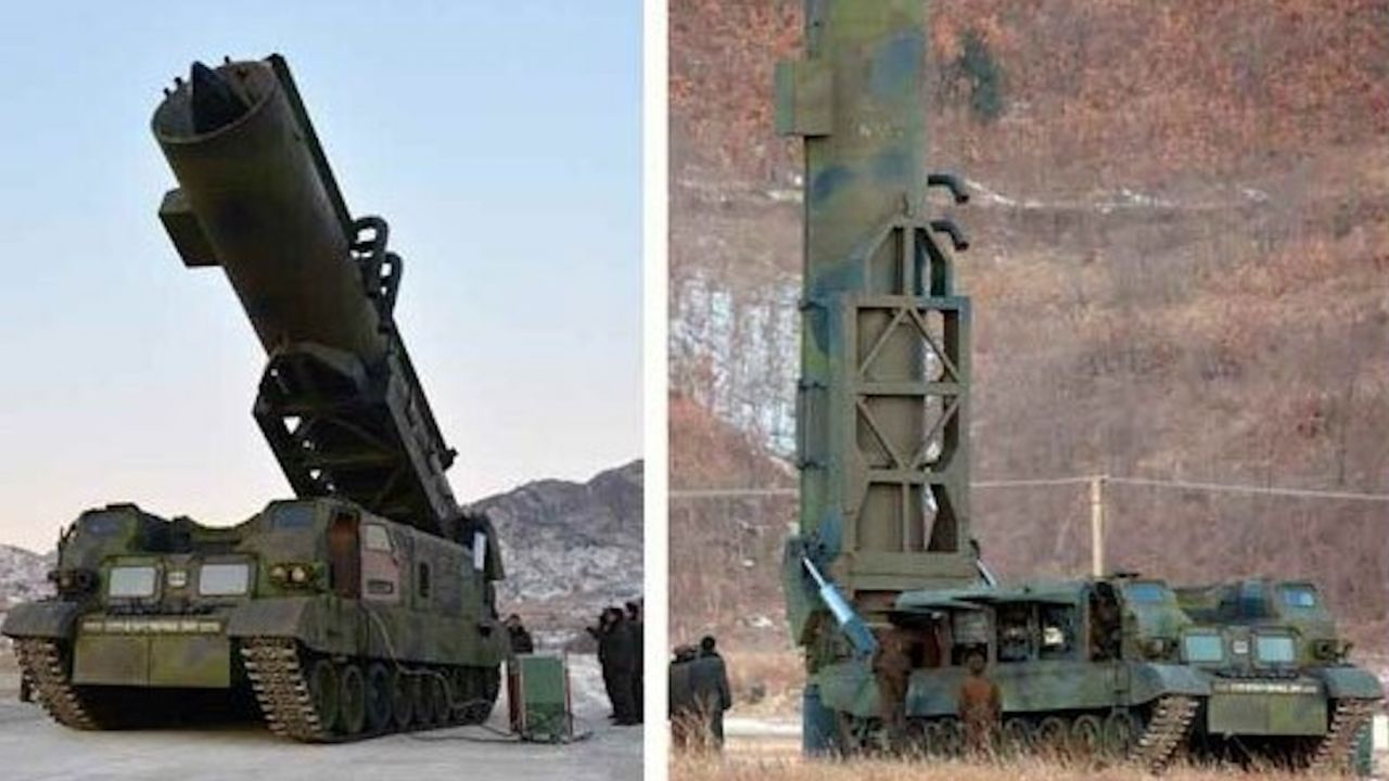 The missile launching system used to fire the Pukguksong-2.