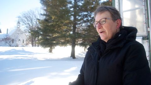Brenda Piett, a local emergency official, who got a call when the first large group of refugees came into Emerson from the United States.