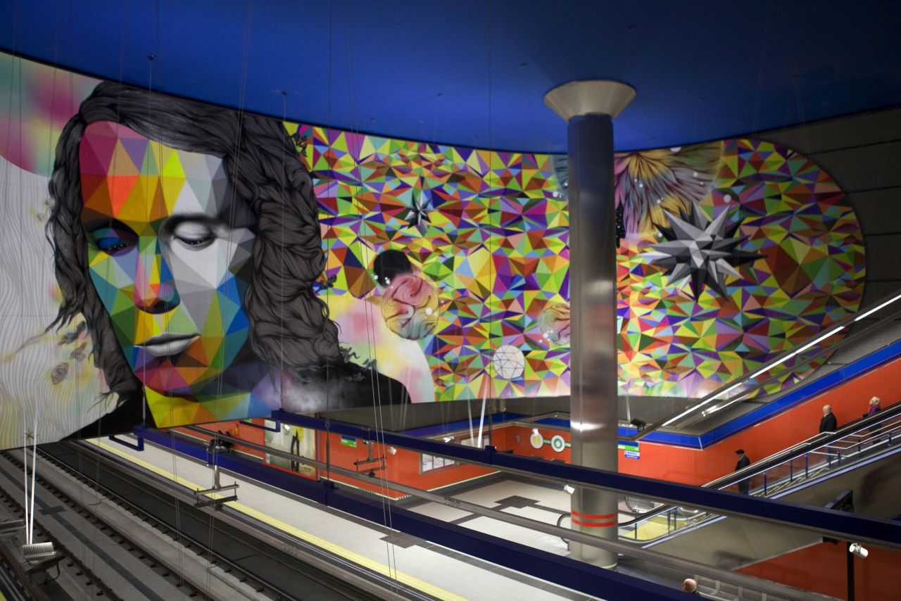 A giant mural of Spanish flamenco artist Paco de Lucia can be found at Madrid's Paco de Lucia station on the Line 9 of the metro.