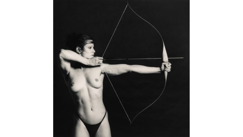 "Bow and Arrow" by Robert Mapplethorpe