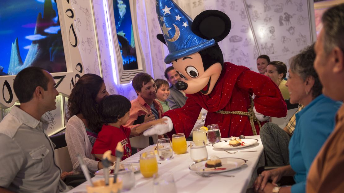 Disney Cruise Line brings its characters onboard. 