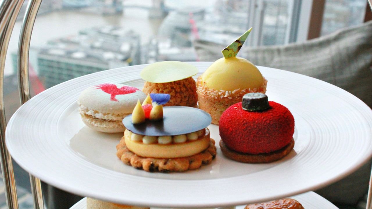 <strong>Ting: </strong>Ting, Shangri-La at the Shard's flagship restaurant, doesn't only impress with its 35th-floor skyline views but also with its fine variety of loose leaf teas and  traditional English or Asian-inspired afternoon tea nibbles.