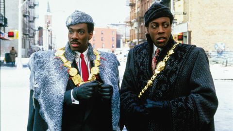 <strong>"Coming To America"</strong> There's an argument to be made that comedy in the 1980s was <em>owned </em>by Eddie Murphy, who gave us "48 Hours," "Trading Places," "Beverly Hills Cop" -- and, of course, 1988's "Coming to America." It's a joy to watch and an incredible theatrical accomplishment: Murphy alone played four different roles in the film. <strong>Where to watch: </strong>Amazon Prime Video (rent/buy); iTunes (rent/buy); Google Play (rent/buy) 
