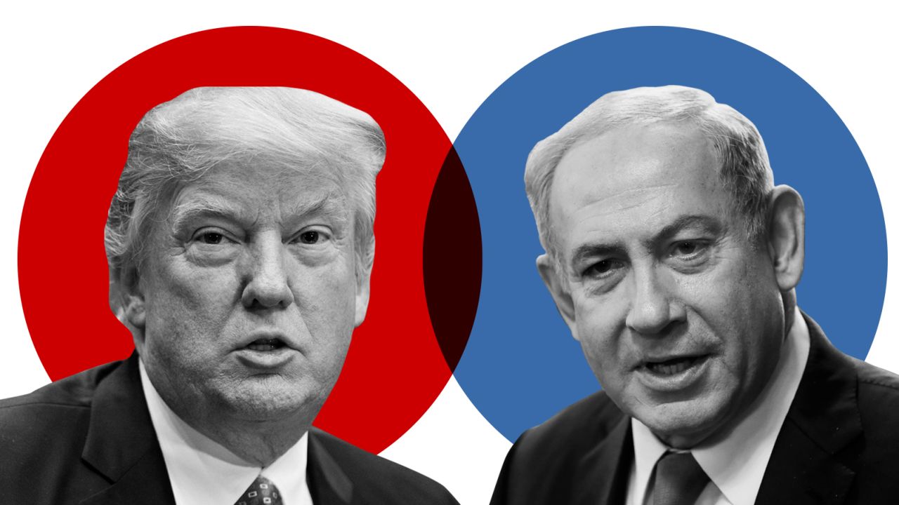 Trump Netanyahu graphic header