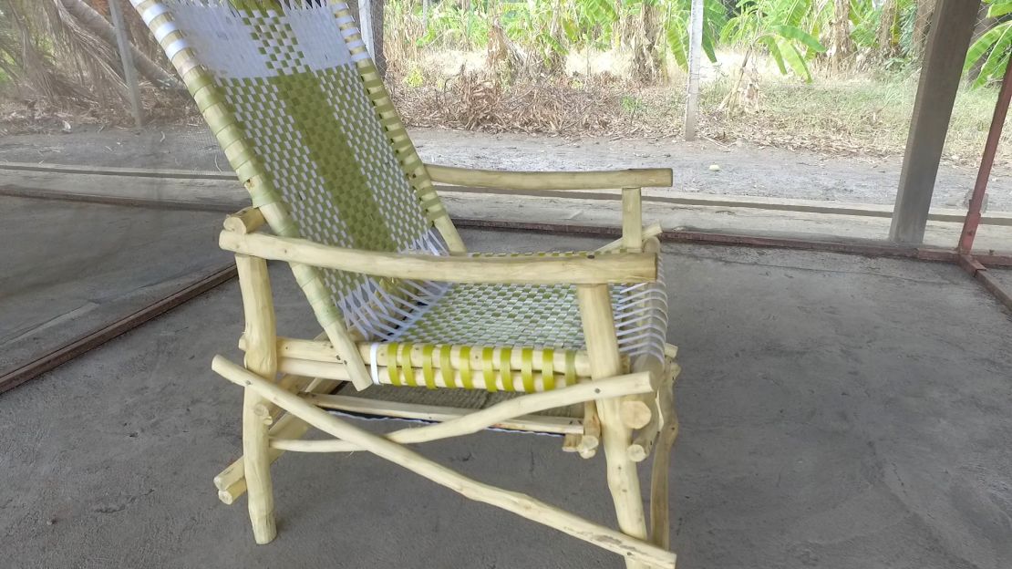 A chair using insecticide-laden fabric has shown protection for up to six months.