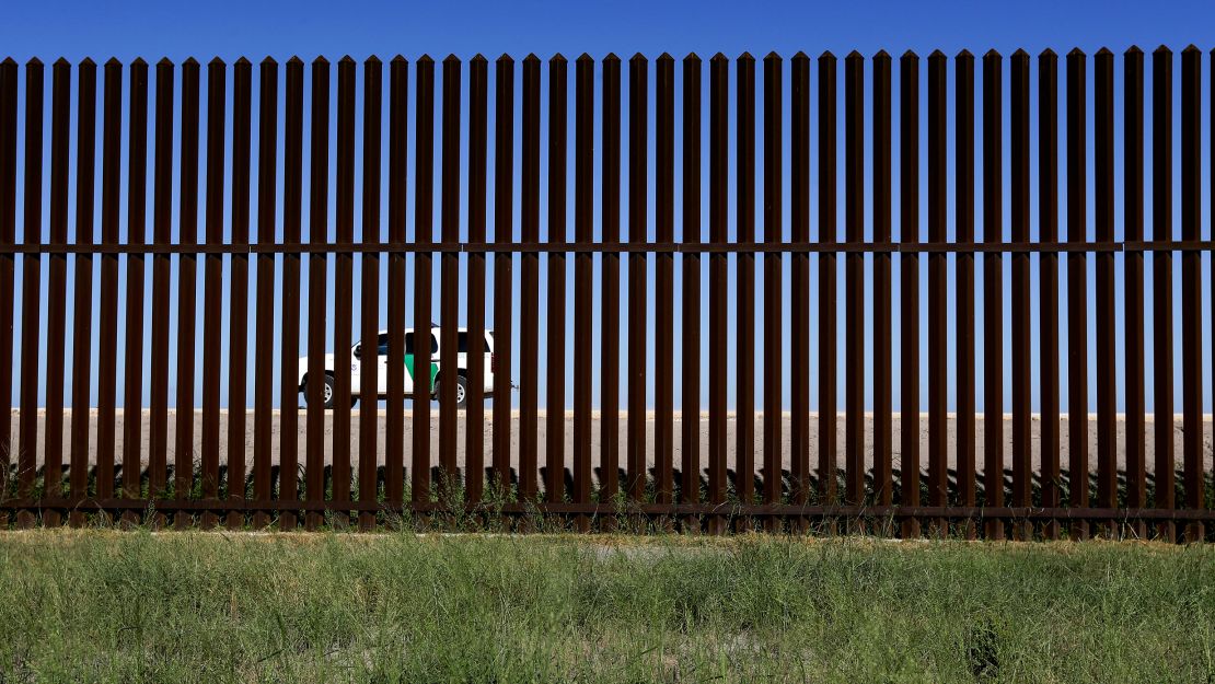 Fence along the U.S.-Mexico border in Brownsville, Texas.