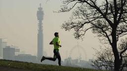 LONDON, ENGLAND - JANUARY 24:  A view of the London skyline from Primrose Hill on January 24, 2017 in London, England. The Mayor of London Sadiq Khan has announced that a toxic air alert has been issued for London after 'very high' pollution levels.  (Photo by Dan Kitwood/Getty Images)
