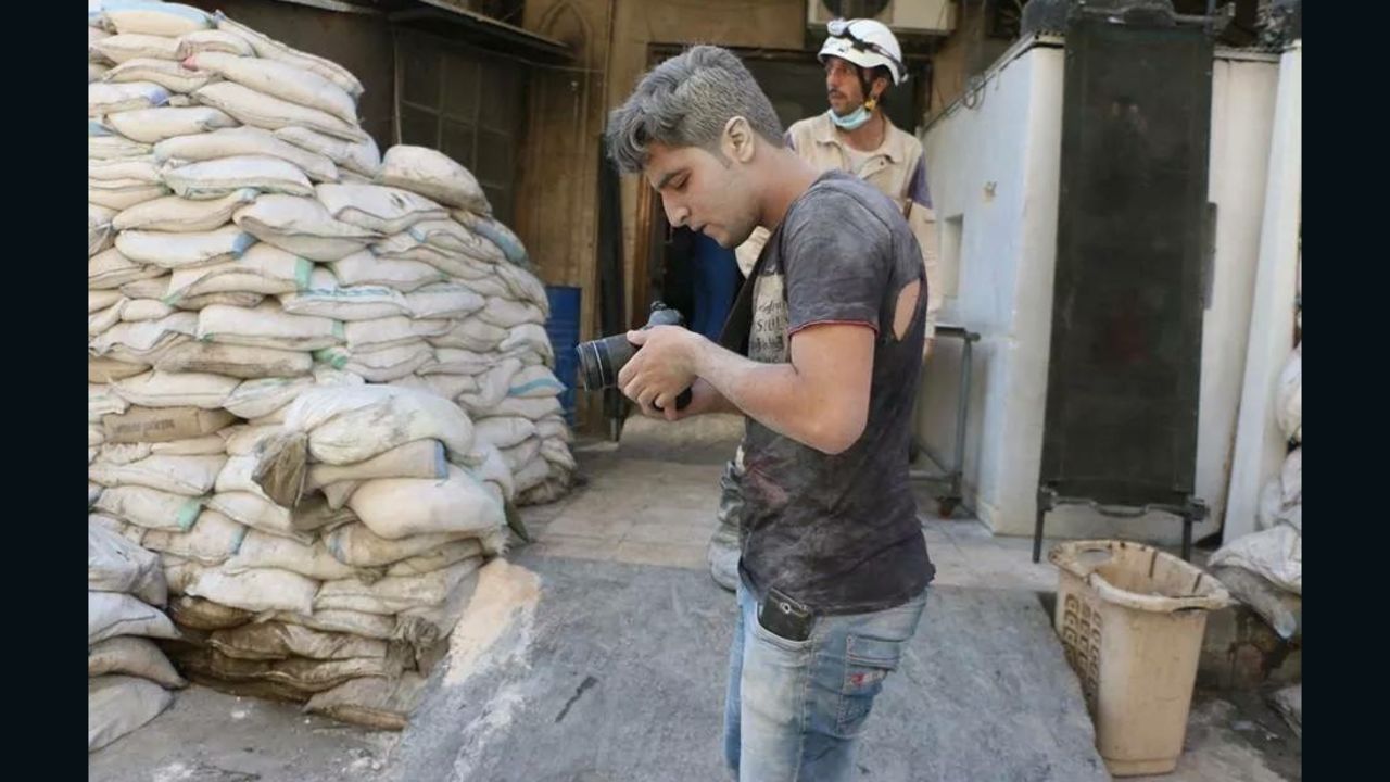 Khaled Khatib worked on the Oscar-nominated documentary short "The White Helmets."