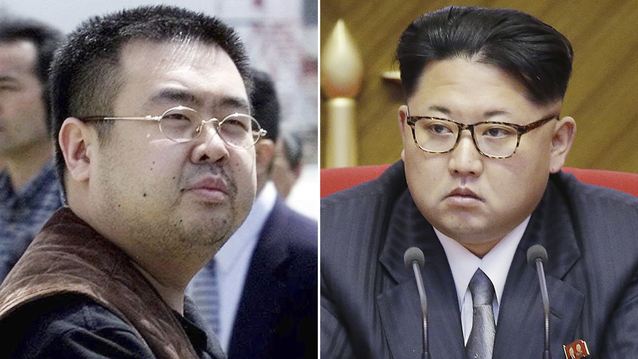 Kim Jong Nam, left, was the half-brother of North Korea's leader Kim Jong Un, right.