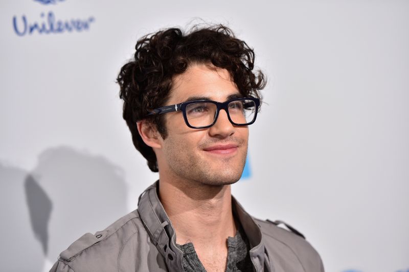 darren criss glasses versace