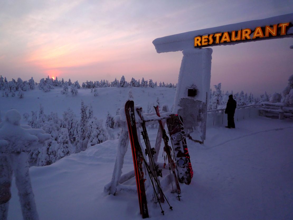 A restaurant with a view.