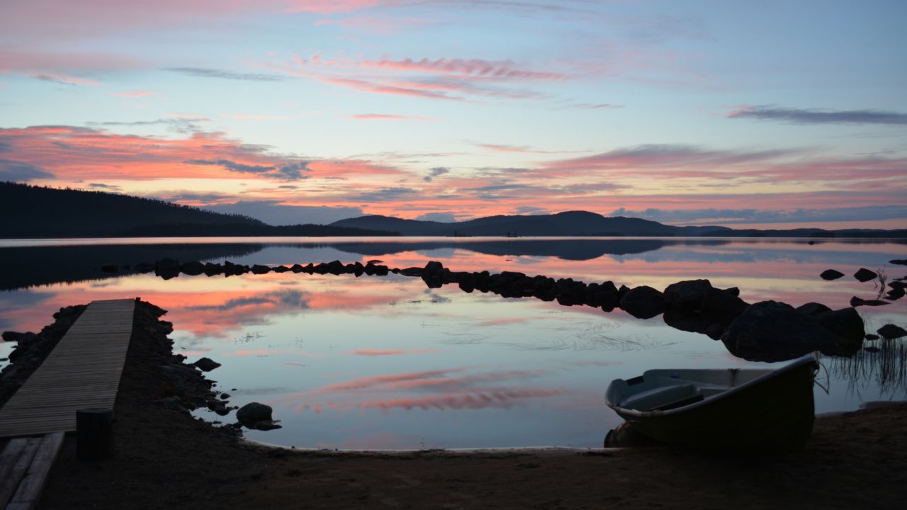 Gold is buried beneath Lapland's stunning river valleys. 