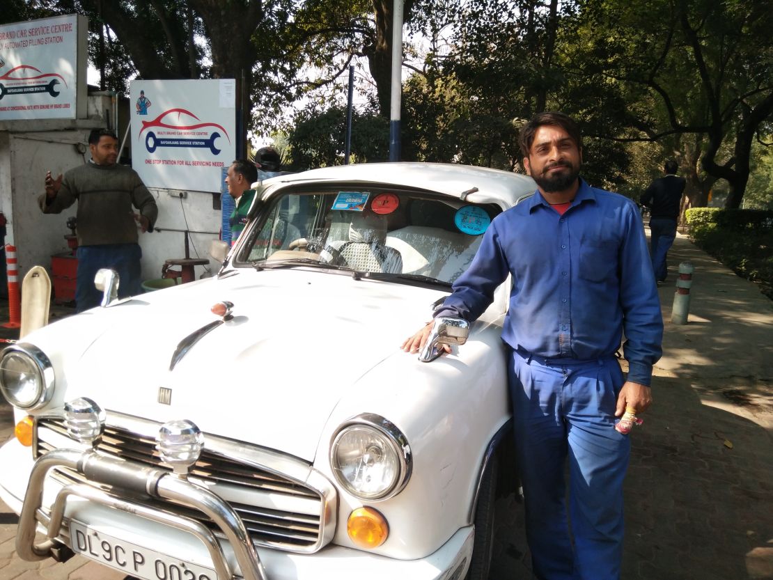 Vad Prakash, a mechanic in Delhi, says the Ambassador is the best car in India.