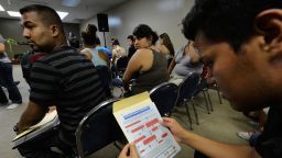 LOS ANGELES, CA - AUGUST 15:  People attend an orientation class in filing up their application for Deferred Action for Childhood Arrivals program at Coalition for Humane Immigrant Rights of Los Angeles on August 15, 2012 in Los Angeles, California. Under a new program established by the Obama administration undocumented youth who qualify for the program, called Deferred Action for Childhood Arrivals, can file applications from the U.S. Citizenship and Immigration Services website to avoid deportation and obtain the right to work.  (Photo by Kevork Djansezian/Getty Images)