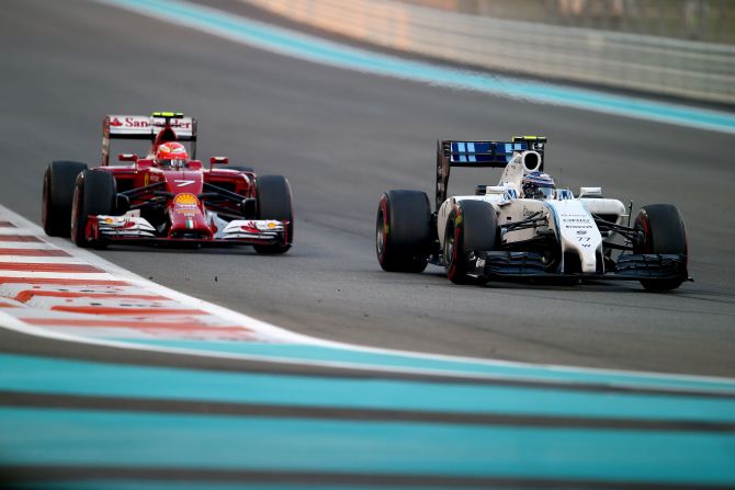 Bottas finished fourth overall in the 2014 F1 Drivers' Championship.