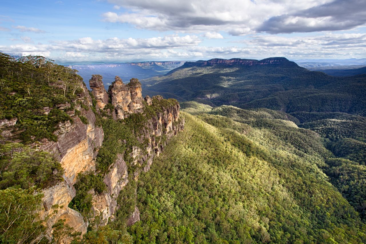 The Three Sisters in the Blue Mountains.
