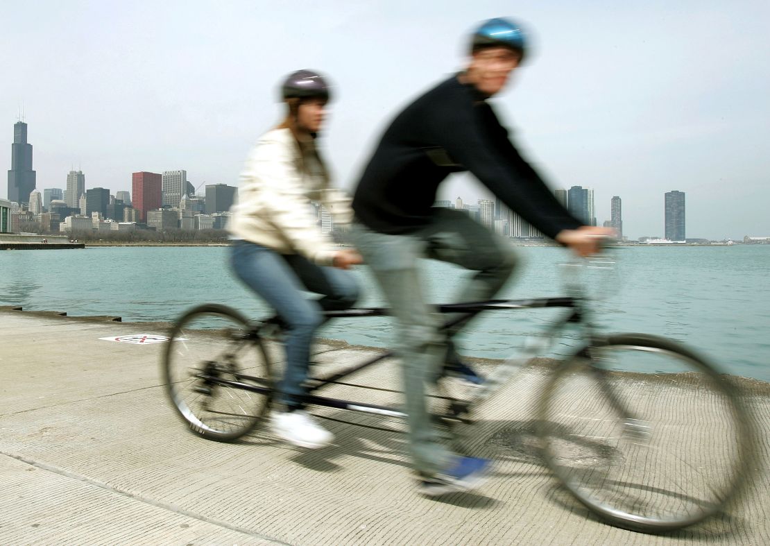 The best way to explore the Windy City is by bike.