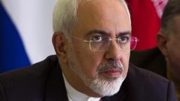 Iran's chancellor Mohammad Javad Zarif attends a press conference at the Nicaraguan State Department in Managua, Nicaragua on August 23, 2016. 
Iran's chancellor Mohammad Javad Zarif is traveling with a large delegation of officials and business executives to Latin America intrested in participate in Nicaragua's new interoceanic channel project among others.  / AFP / AlfredoZuniga        (Photo credit should read ALFREDOZUNIGA/AFP/Getty Images)