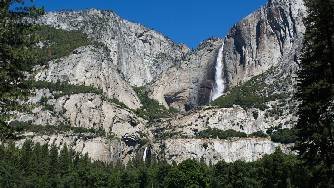 Enjoy the view and respect the power of nature at Cook's Meadow and Yosemite Falls at Yosemite National Park.