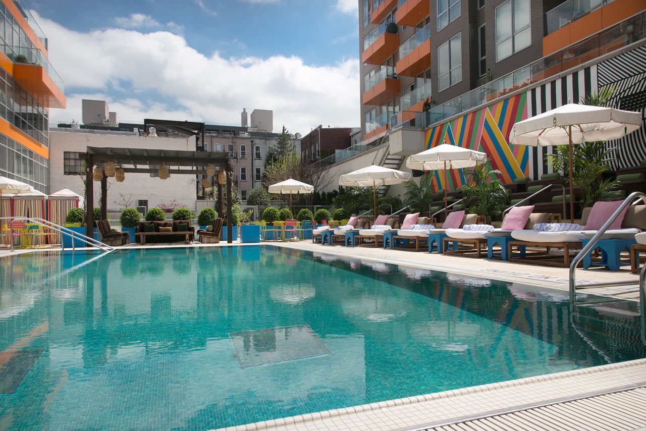 <strong>McCarren Hotel & Pool: </strong>Brooklyn's trendy hotel scene attracts visitors from around the world, though at the moment, it's mainly New Yorkers looking for a change of scenery.