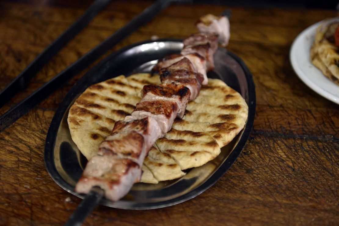 Souvlaki is satisfaction on a stick.