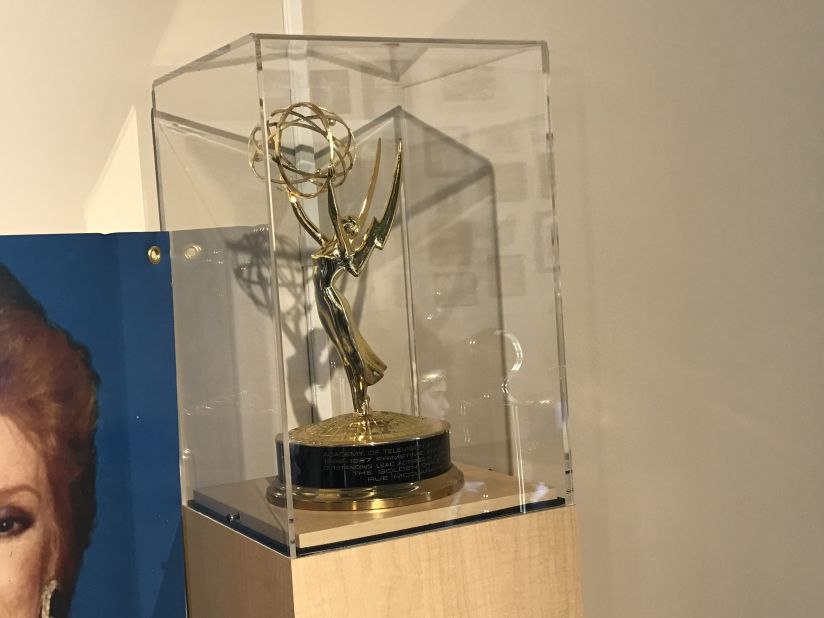The Emmy Award won by Rue McClanahan in 1987 is displayed at the Rue La Rue Café.