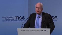 mccain security conference speech