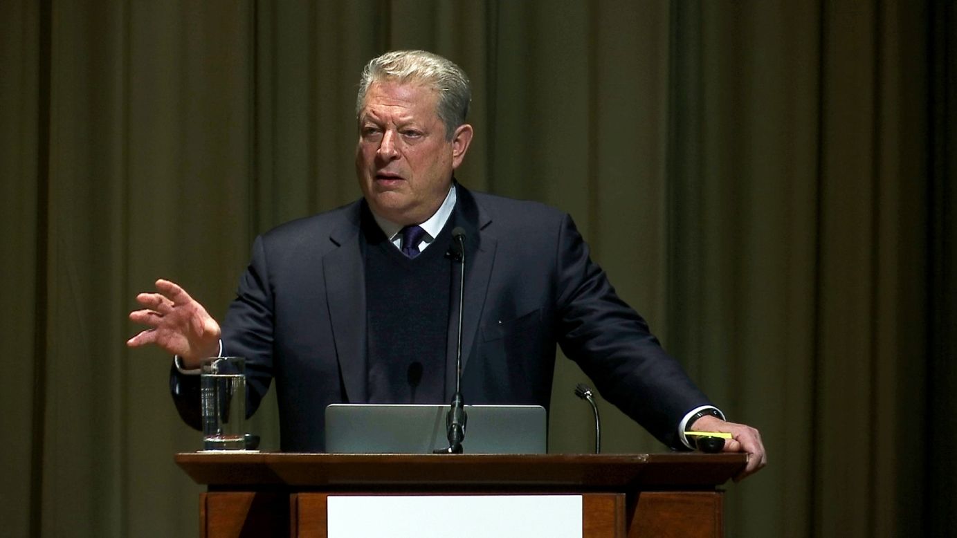 Former Vice President Al Gore, the founder and chairman of The Climate Reality Project, opens the Climate & Health Meeting at The Carter Center in Atlanta on Thursday, February 16. The conference, which was organized after the Centers for Disease Control and Prevention canceled its own conference on climate change and health, brought together scientists, public health officials and health care providers.