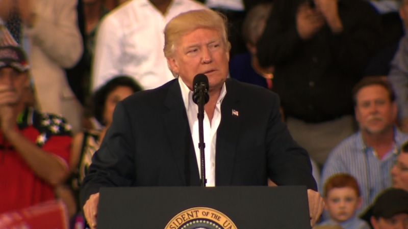 President Trump starts rally attacking media | CNN Politics