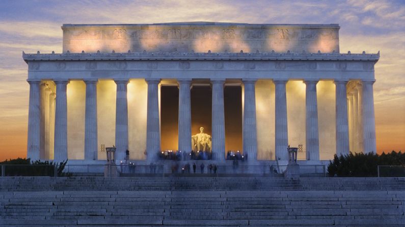 <strong>6. Lincoln Memorial, Washington, D.C.:</strong> President Abraham Lincoln's influence on the country was so vast, there are 16 sites associated with the 16th president's legacy. Construction of the Lincoln Memorial was completed in 1922.