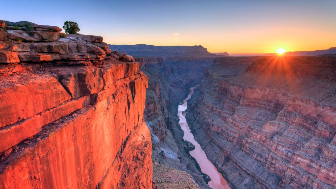 <strong>9. Grand Canyon National Park, Arizona: </strong>The second most popular National Park, the Grand Canyon was first protected as a national monument by then-President Theodore Roosevelt. Watching the sunrise at the park's North Rim is majestic. 