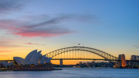 Sydney Harbour from Mrs Macquarie's Chair