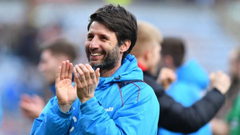 Manager Danny Cowley has revived Lincoln's fortunes this season.
