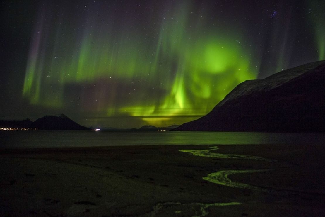 The Aurora borealis -- the greatest light show on earth.