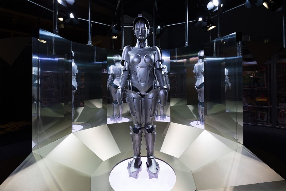A replica of the Maria android from Fritz Lang's 1927 film "Metropolis."