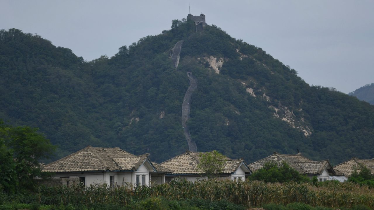 The Great Wall of China still affords the best vantage point for looking into North Korea.