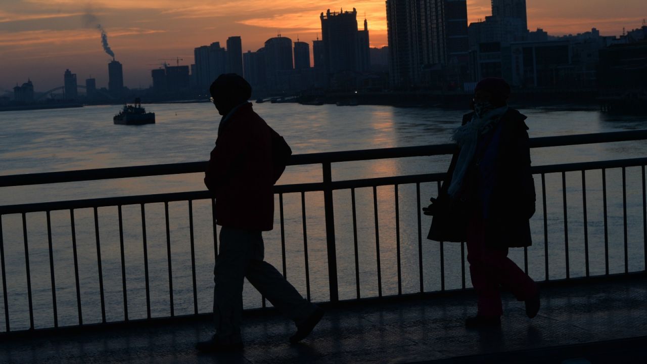 While Dandong is a modern Chinese city of skyscrapers, the North Korean side remains resolutely rural.