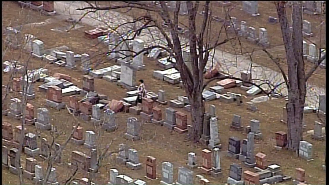 Police are investigating damage to headstones at the Chesed Shel Emeth Society cemetary in Missouri.
