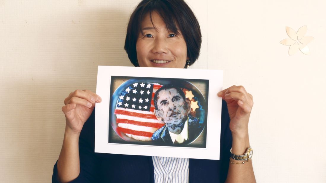 Tomomi Maruo is considered the queen of "charaben" -- charater bento boxes. Over the past 13 years, she has become renowned for her realistic portrayals of famous figures, such as Barack Obama, in the boxes.