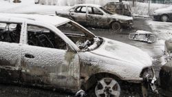 stockholm burnt cars