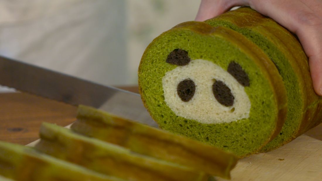 Her first piece of bread art? A panda loaf, which she baked roughly six years ago while pregnant with her son. 