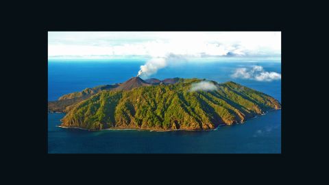 Barren Island volcano 1