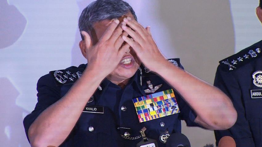 General of Police Khalid Abu Bakar Malaysian Inspector