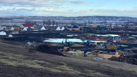 The Standing Rock Sioux Tribe has repeatedly asked protesters to leave.