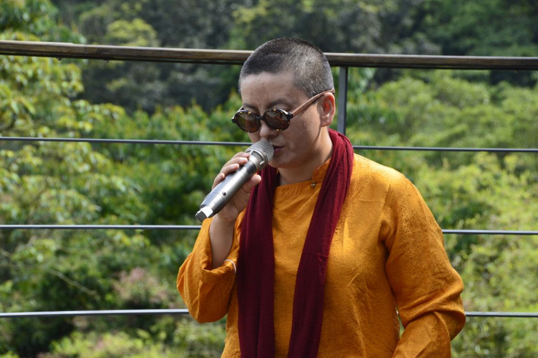 Ani Choying Drolma performing.