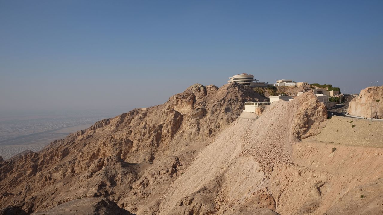 View from the top: Jebel Hafeet summit.