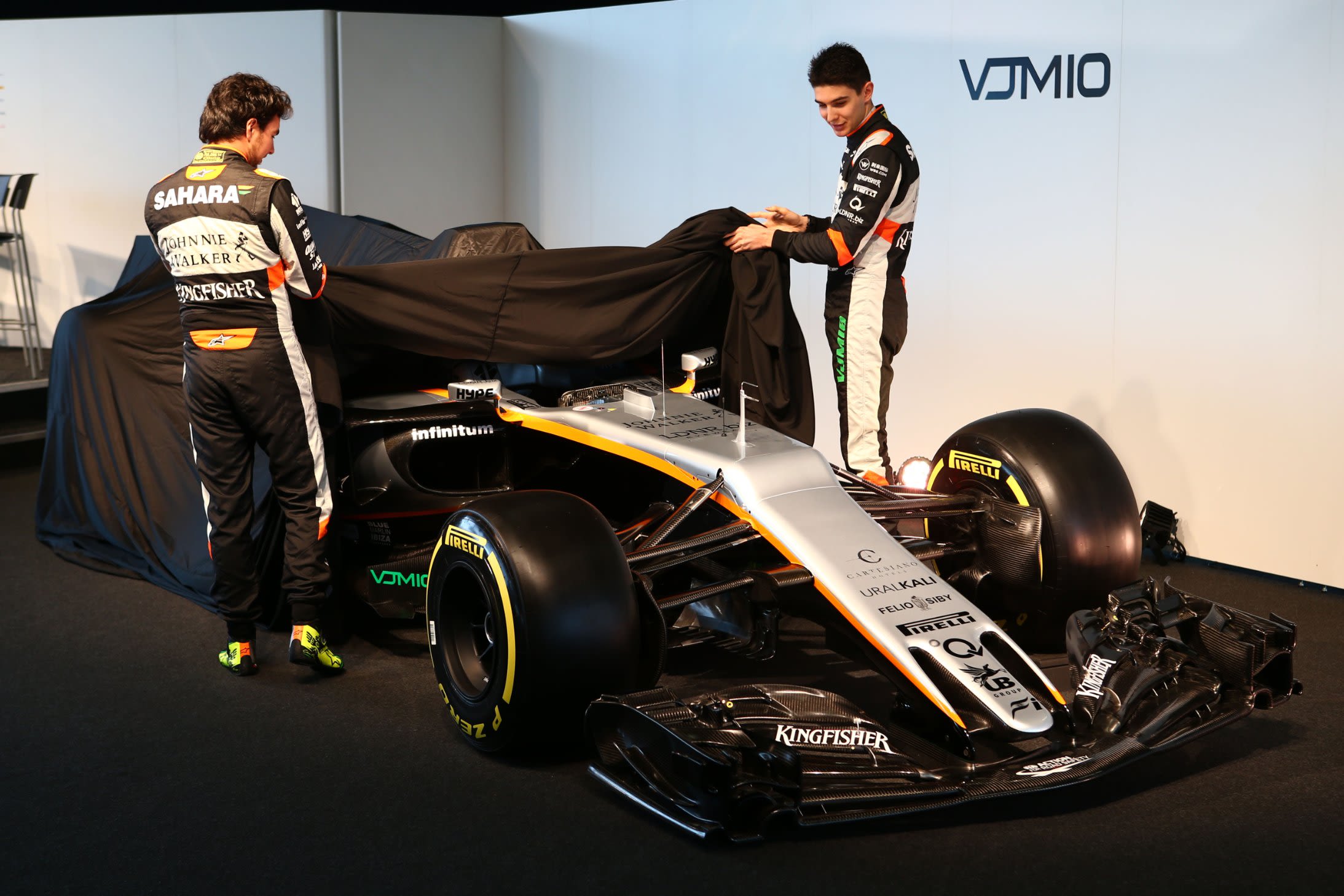 Force India has retained Mexico's Sergio Perez (left) for the 2017 season but Esteban Ocon is a new face. The 20-year-old spent the second half of 2016 at the now defunct Manor Racing team. The Frenchman replaced Renault-bound Hulkenberg.