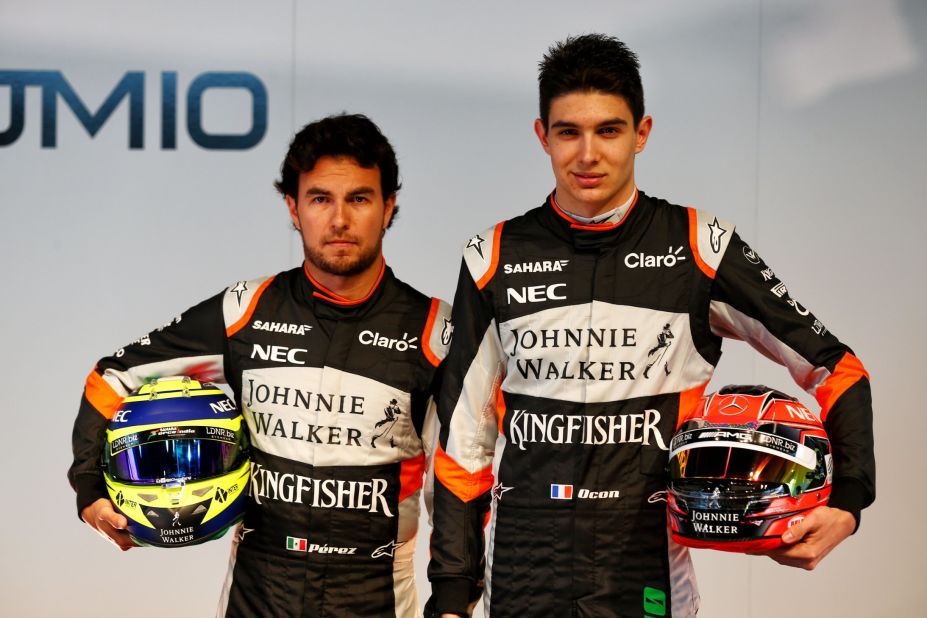 "I think the 2017 cars are gonna be much more challenging," Ocon (right) told CNN. "I've been spending a lot of time in the gym -- a lot ... two months now ...  I will be ready physically for sure but it's been hard!" 